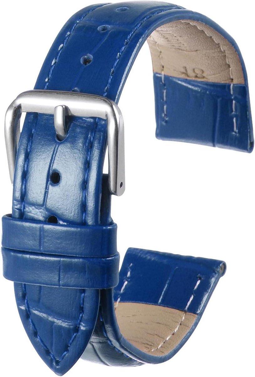 Leren horlogebandje met reliëfpatroon - Elegant vervangend smartwatch-armbandje heren-dames