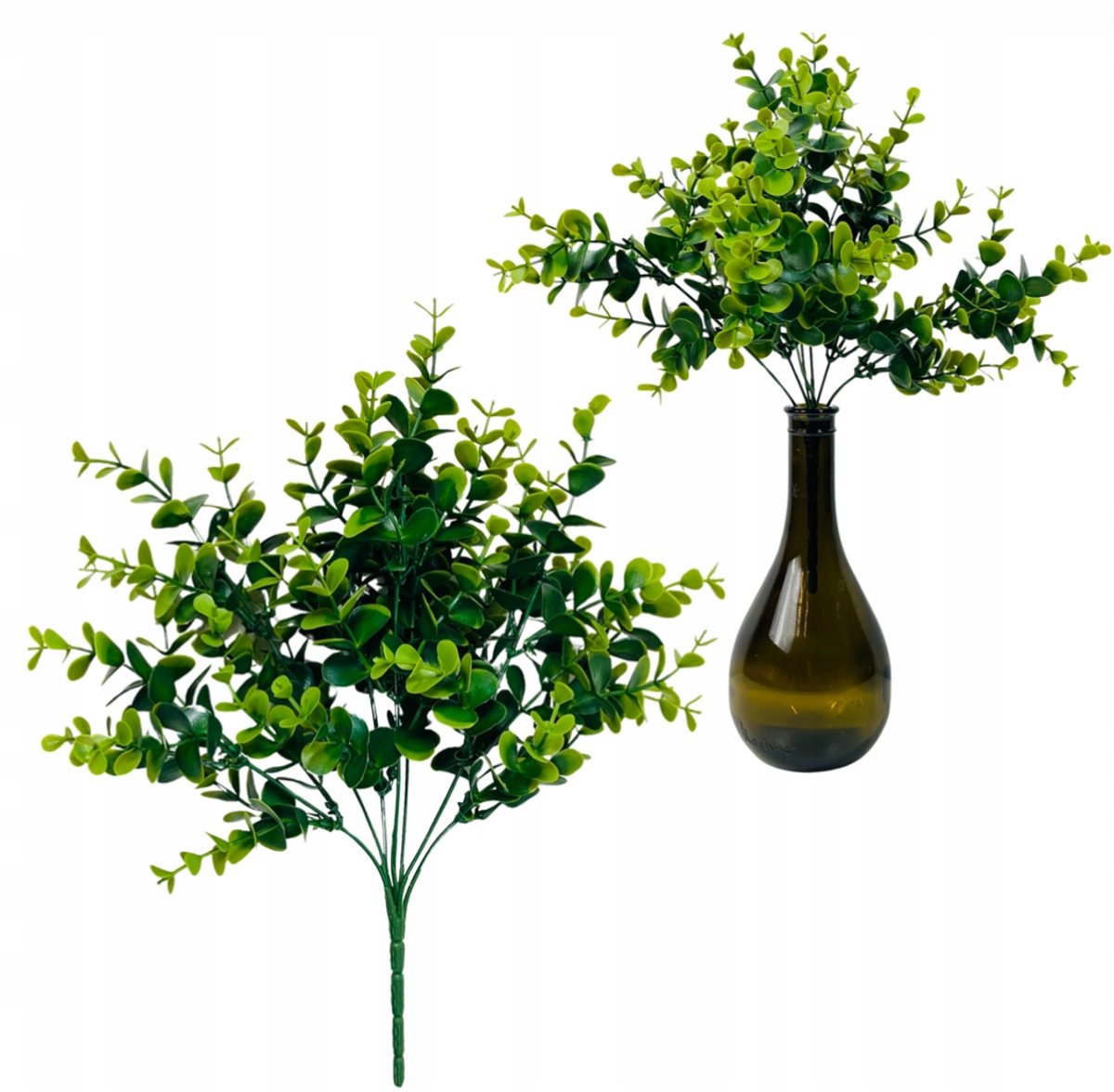 Kunst Eucalyptus Bladeren Boeket 35cm - Groene Decoratie