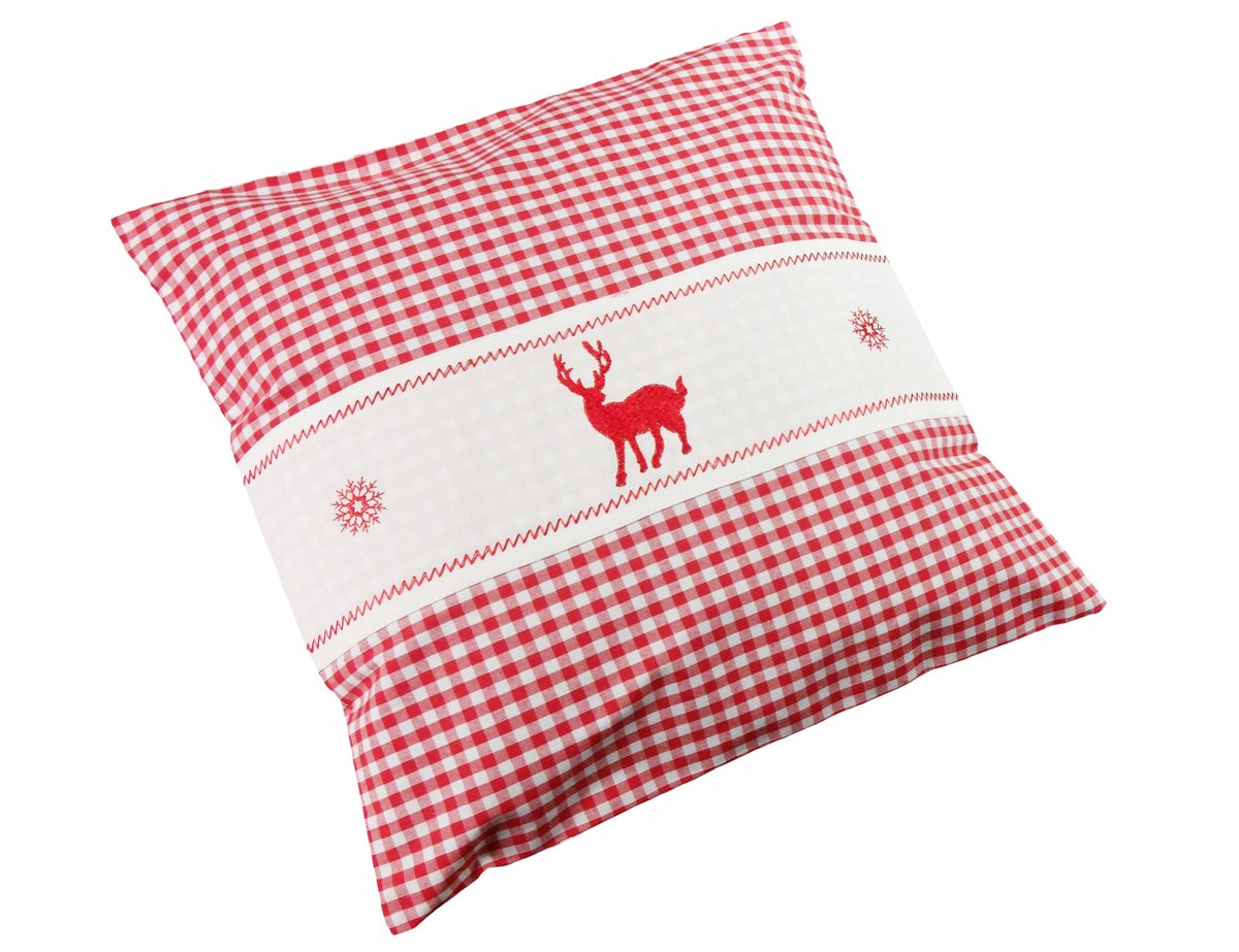 Decoratieve Kussensloop met Rendieren - Scandinavische Stijl - 40x40 cm