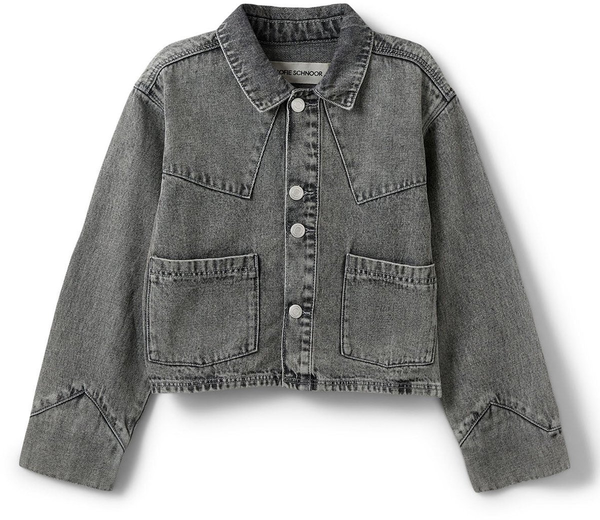 Sofie Schnoor - AmayaSY Jas - Stone Grey - Maat 128