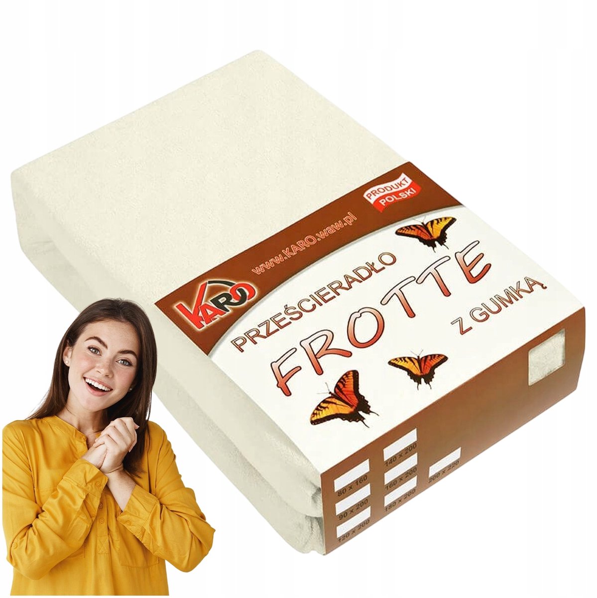 Hoeslaken Frotte met Elastiek 80x160cm - Zacht & Duurzaam