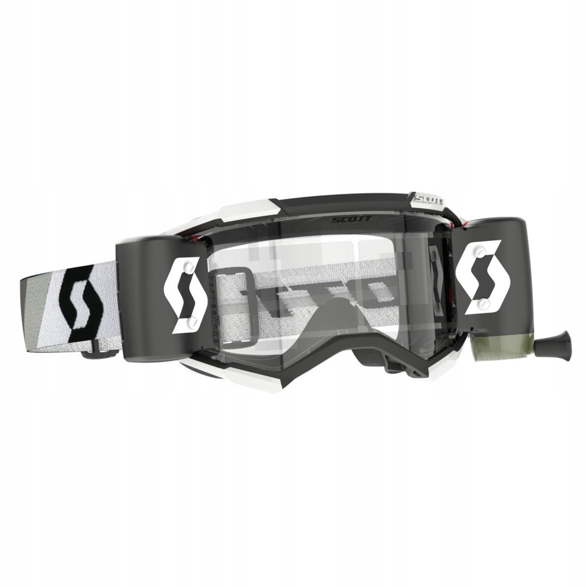 SCOTT Fury WFS Premium motorcross bril - Zwart/Wit