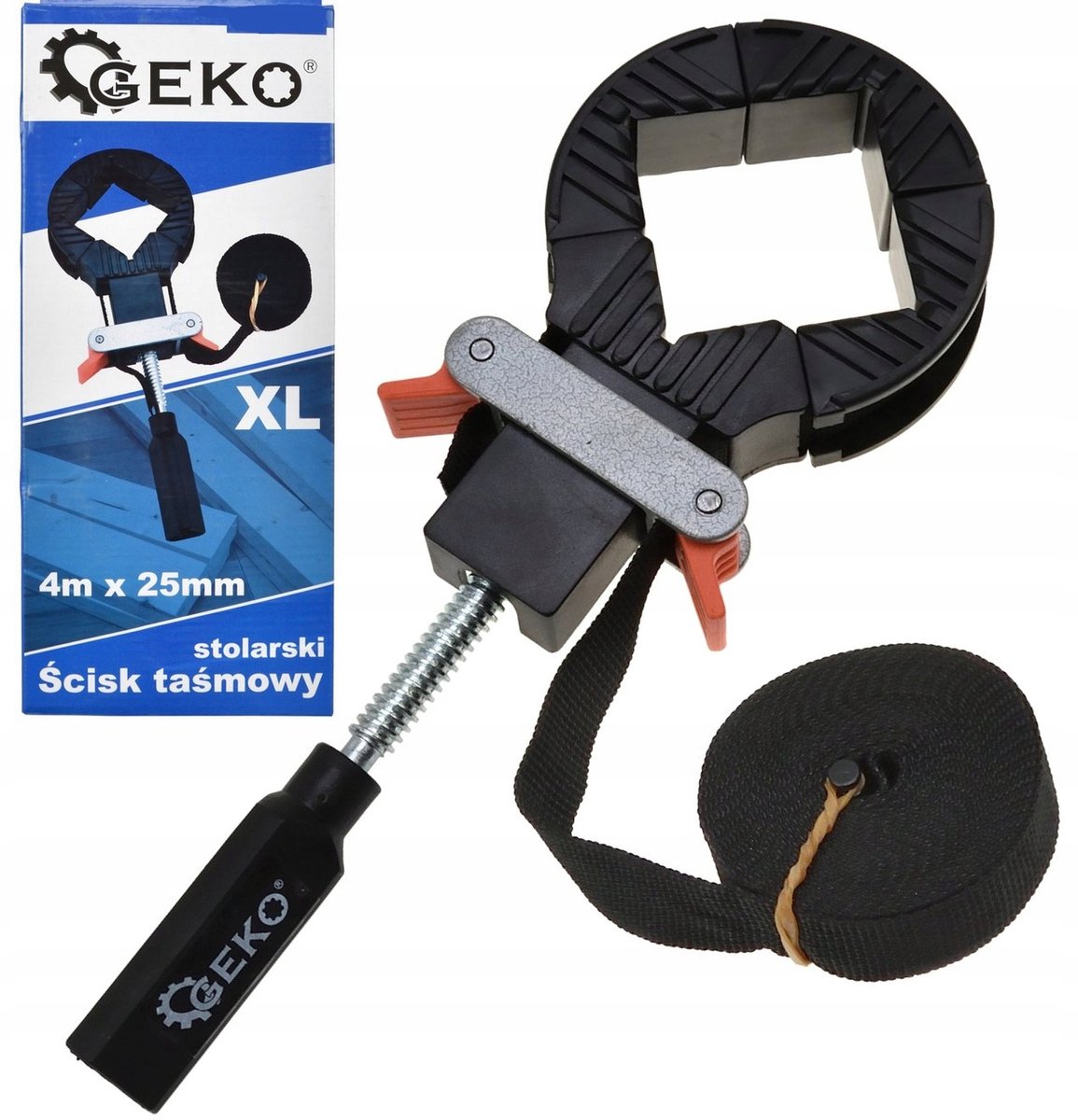 Gecko Lijmklem Bandklem Timmerman 4m x 2,5cm