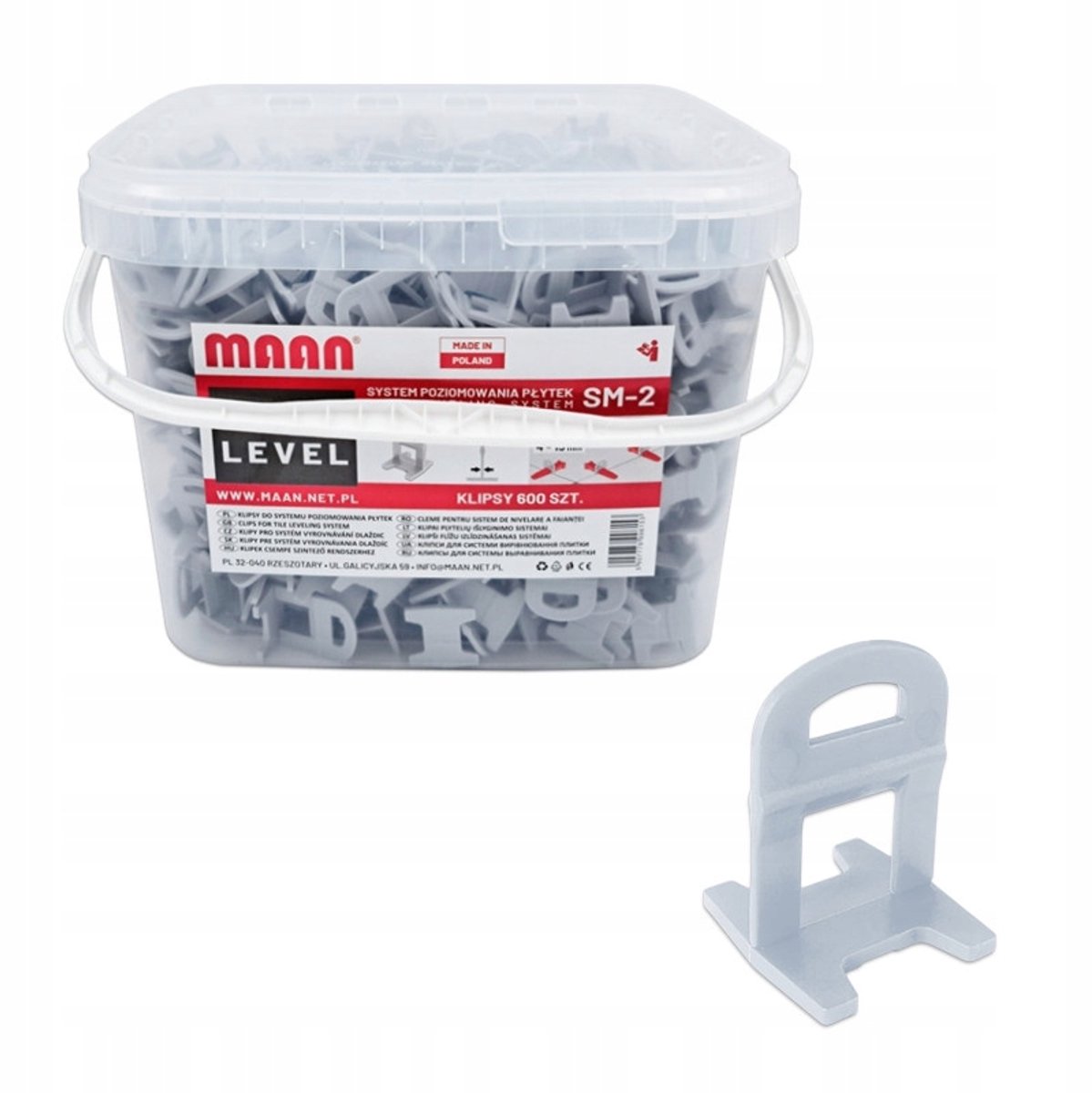 600x tegelnivelleringsclips 1,5 mm Voeg 4-15 mm dikte toe - Expert