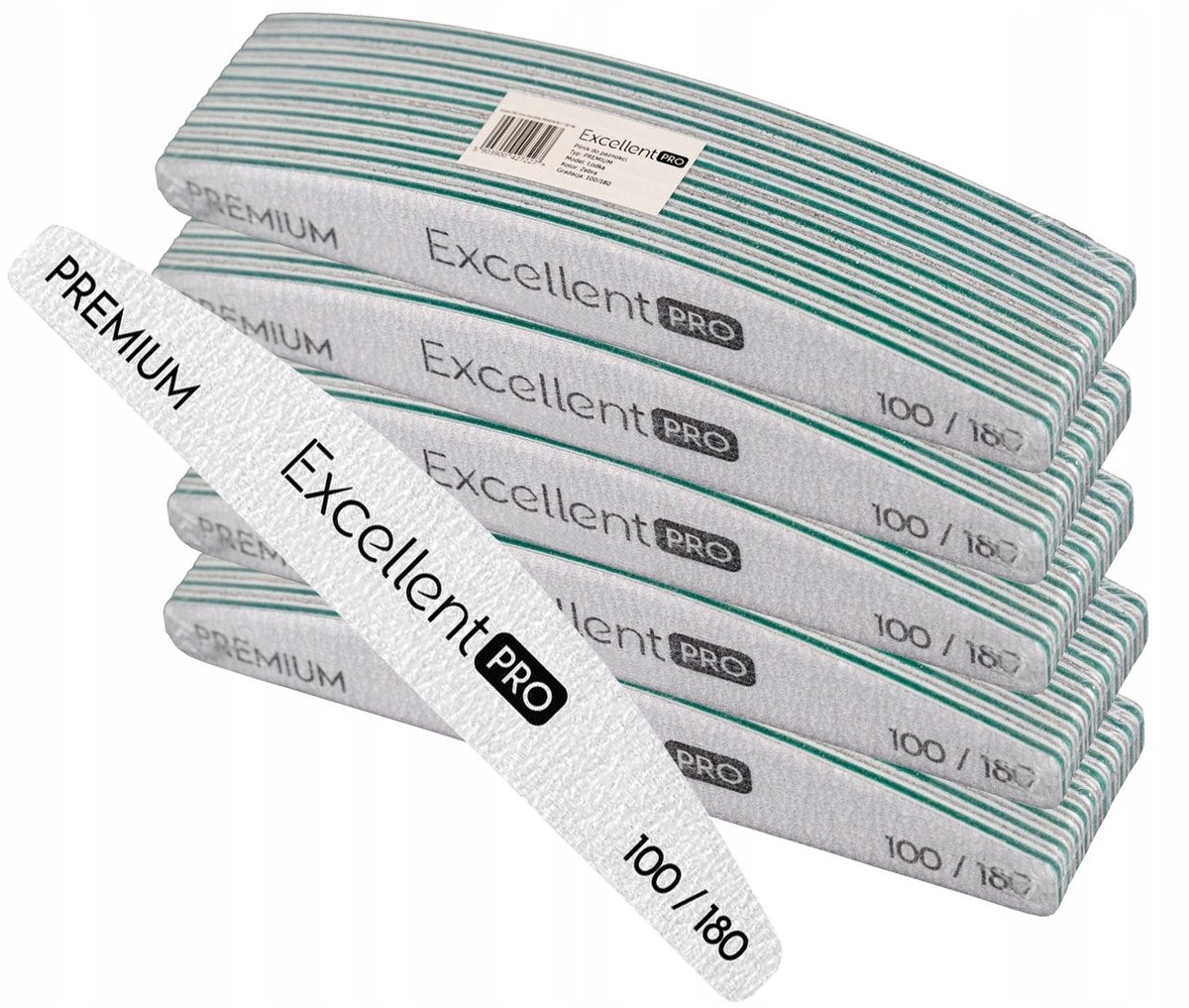 Excellent PRO Nagelvijl Zebra Boot Premium 100/180 - 100 Stuks