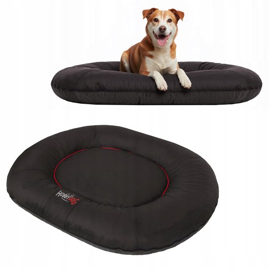 DOGGY Hobbydog R3 BUDSWL4 Doghouse R3 52X46 cm Grijs met Paws, M, Gray, 1.1000000000000001 kg