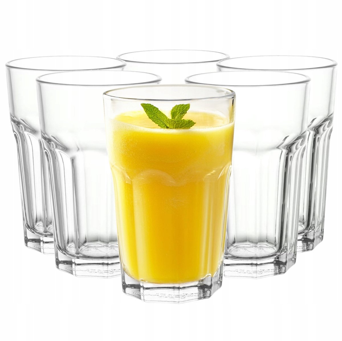 Glasmark Set van 6 Glazen voor Drankjes, Cocktails, Sap - 230ml