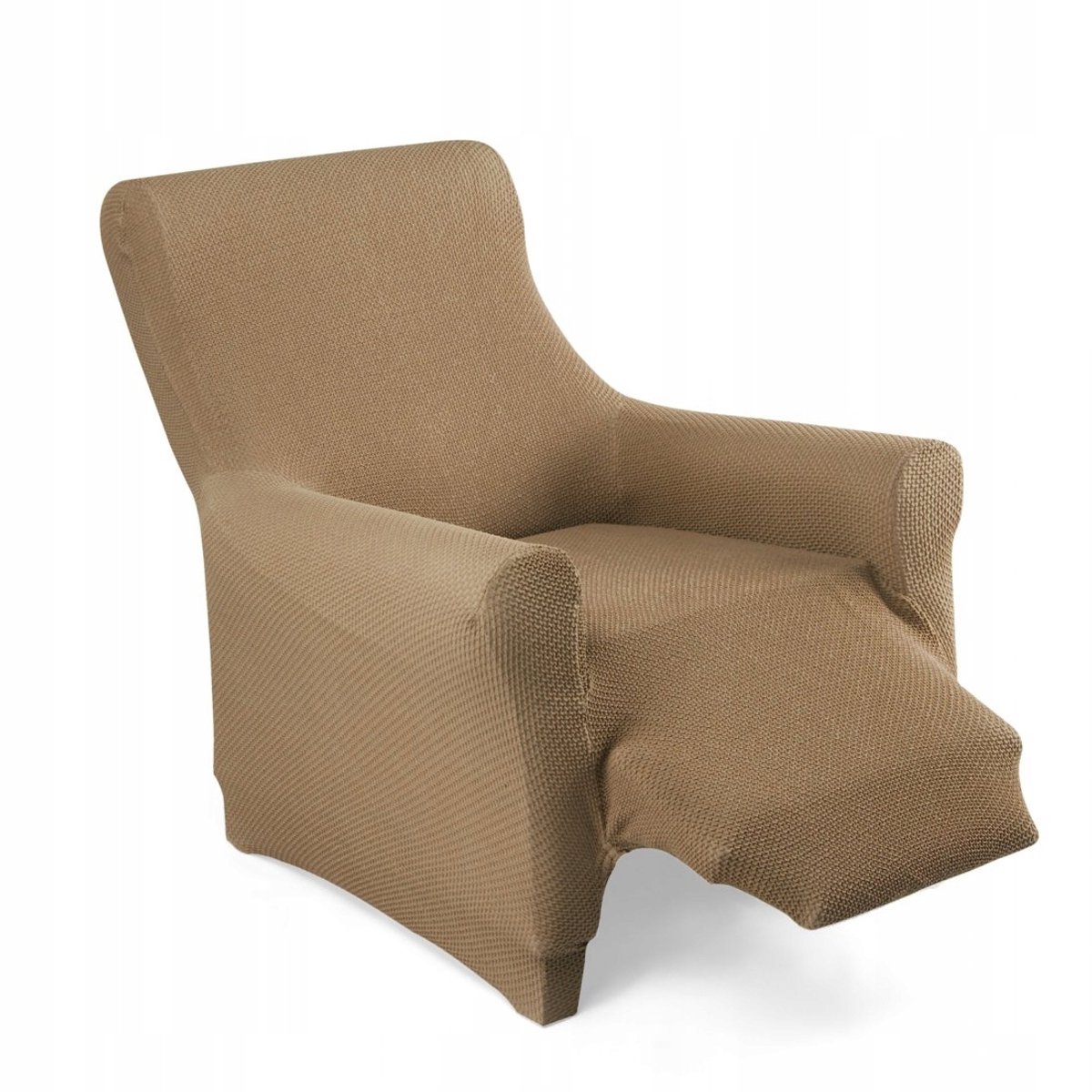 Elastische Relax Fauteuilhoes Milan Beige - Beschermhoes