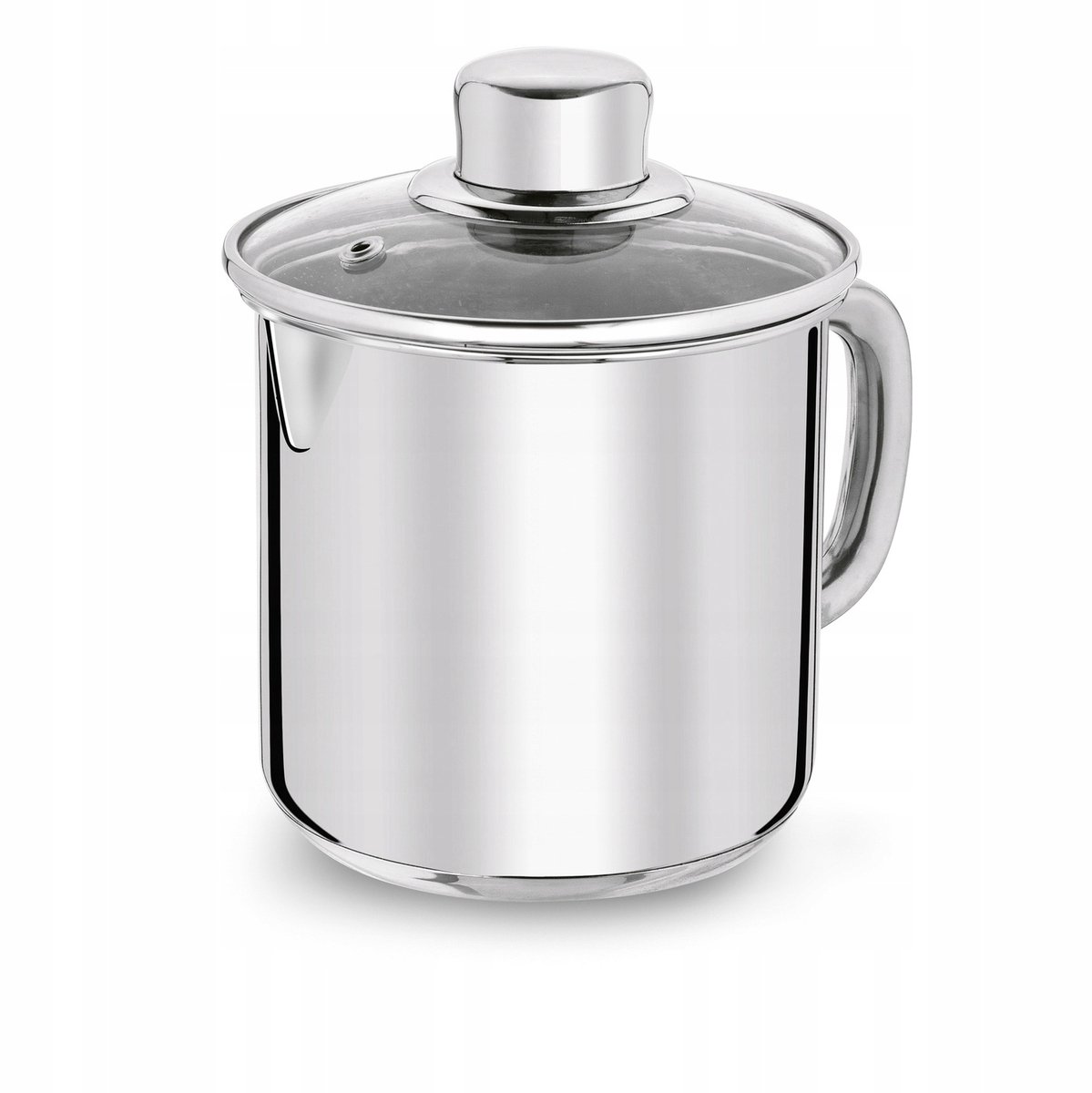 Tadar Bahama Melkpan RVS 1,2L met Deksel - Zilver