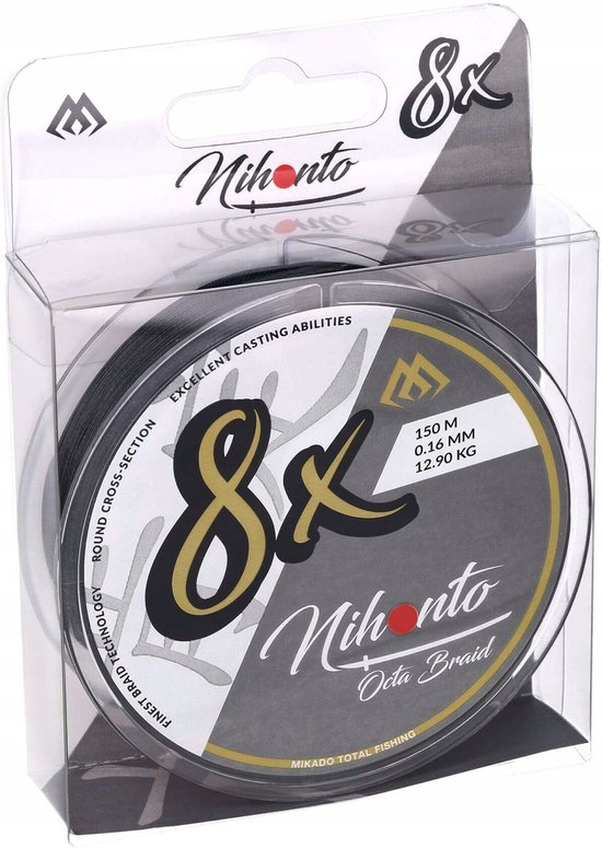 Mikado Nihonto Octa Braid 0,06M 150m Kope 8-Strengs Vislijn van Merkloos — afbeelding 3