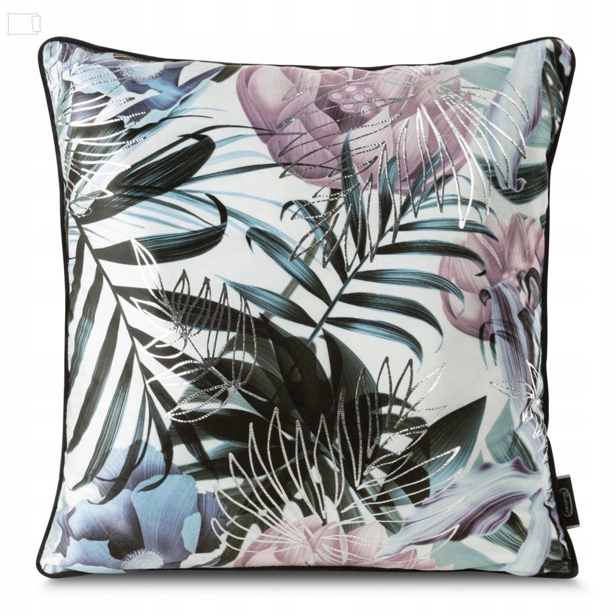 MALIBU Sierkussenhoes 45x45cm - Exotische Bladeren & Bloemen - Glamour Stijl