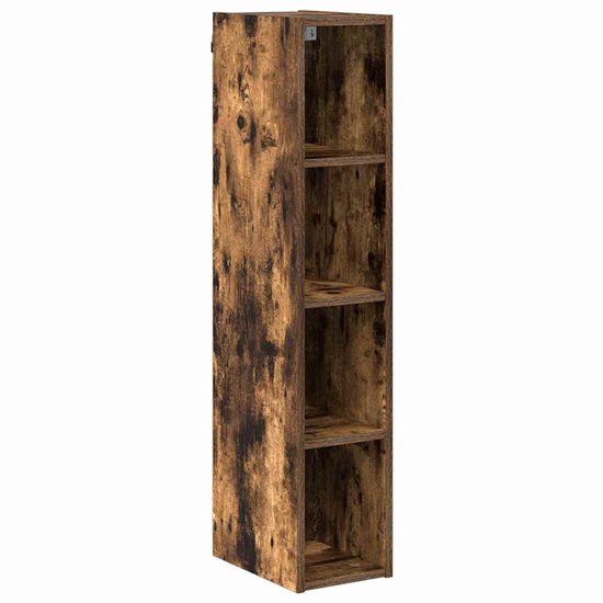 vidaXL Hangkast Riga Oud Hout 30 x 29,5 x 100 cm Bewerkt hout