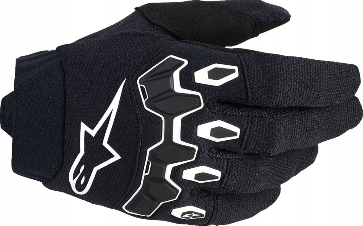 Alpinestars Youth Full Bore V2 Kinderkruishandschoenen Zwart/Wit XS