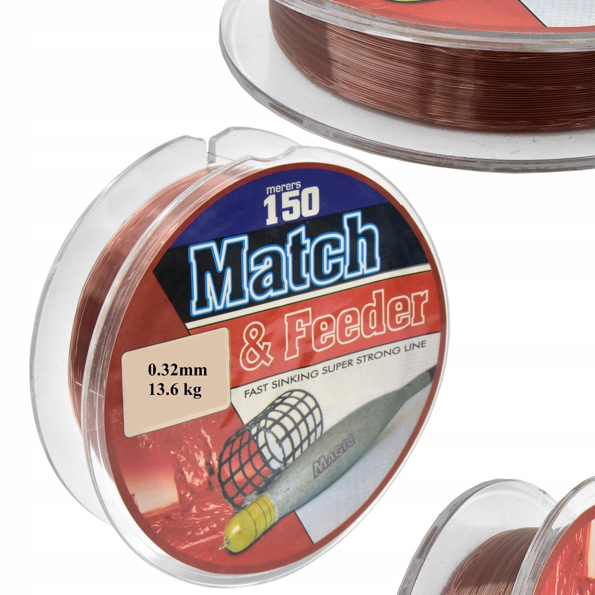 Vislijn Match & Feeder 0,32 mm - 13,6 kg - 150m