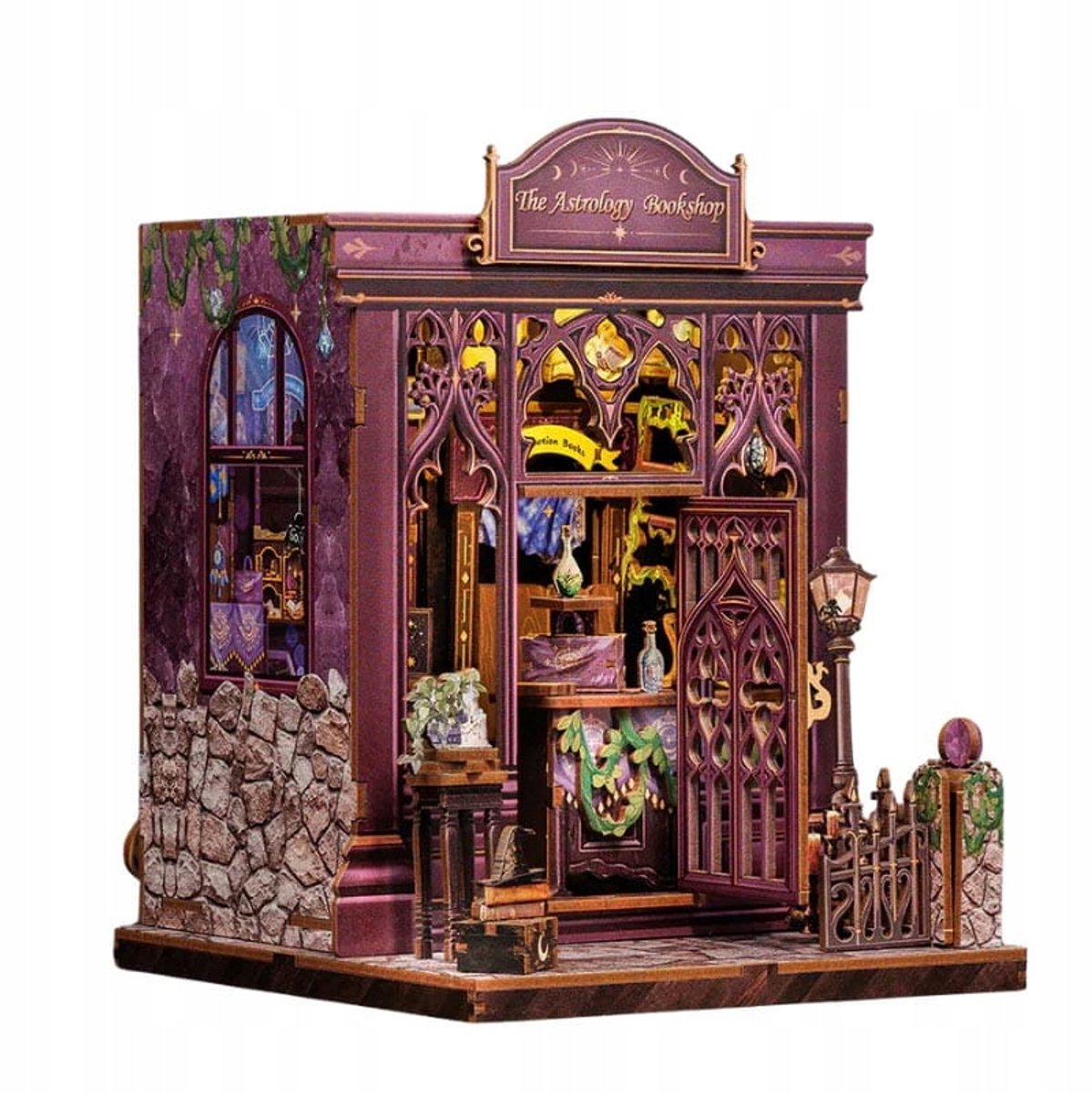 Boek Nook Astrologie Geluk Miniatuurhuis - DIY-bouwpakket