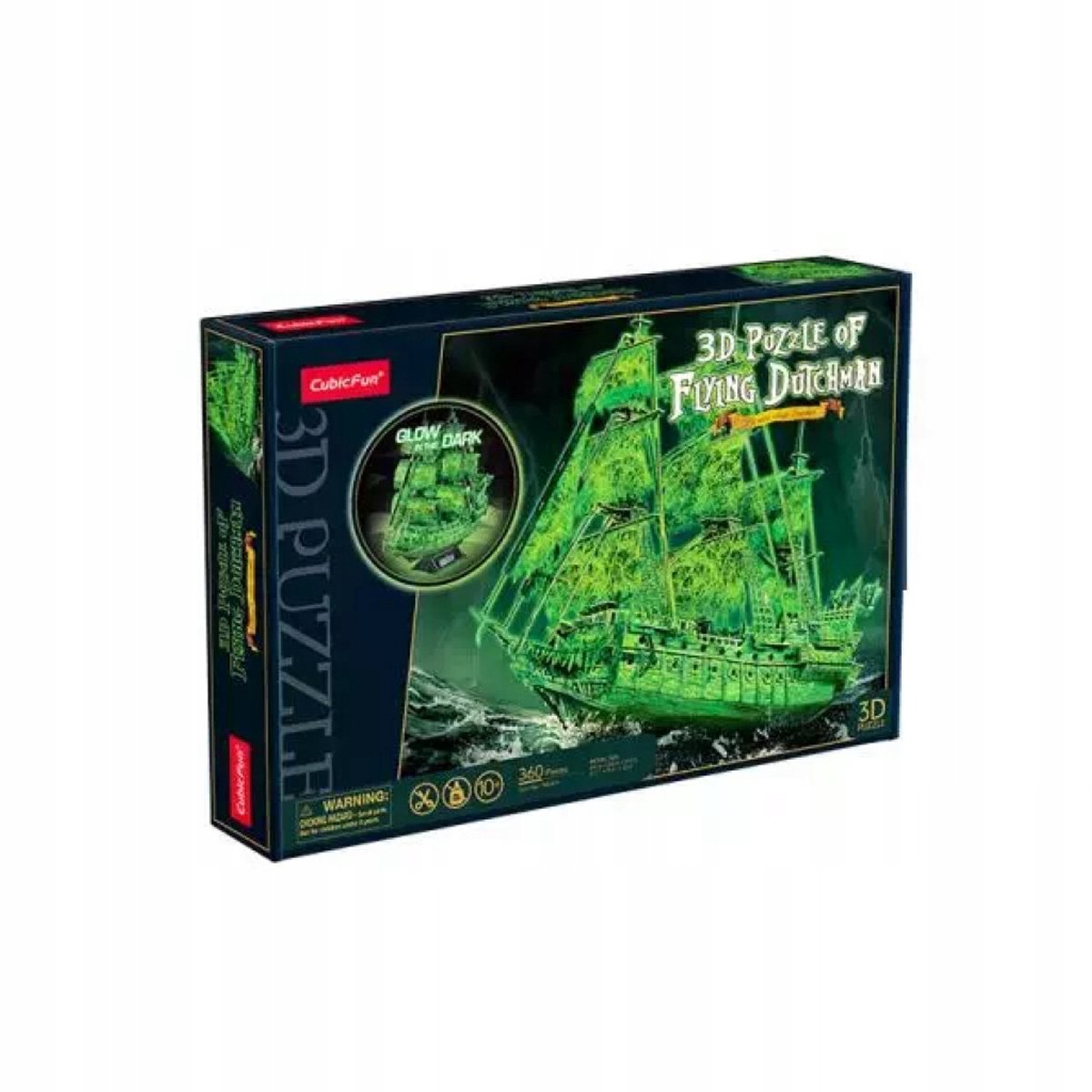 3D Vliegende Hollander Puzzel - Lichtgevend in het Donker