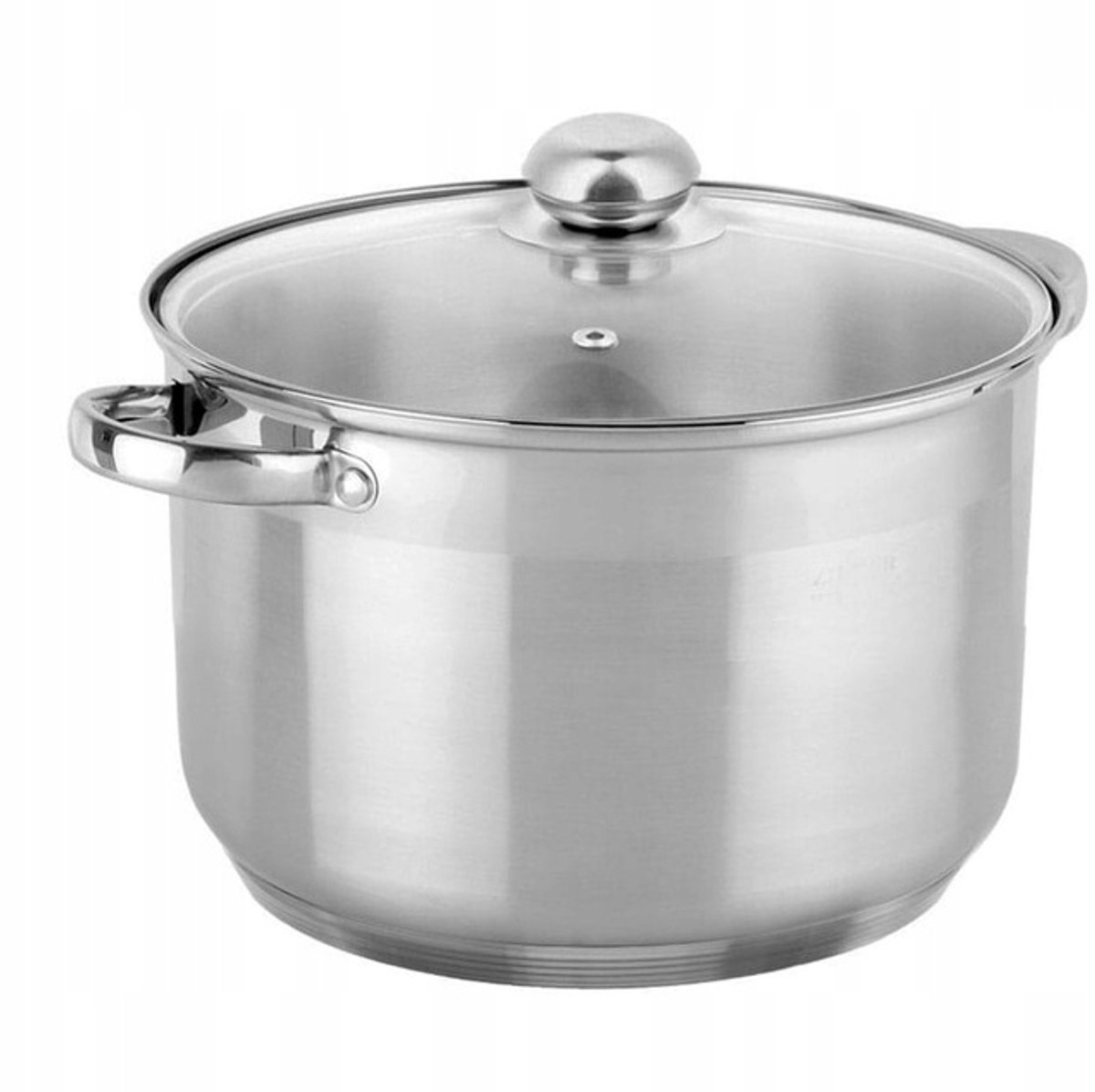 RVS Kookpan met Glazen Deksel - Inductie - 24 cm - 6.5 L