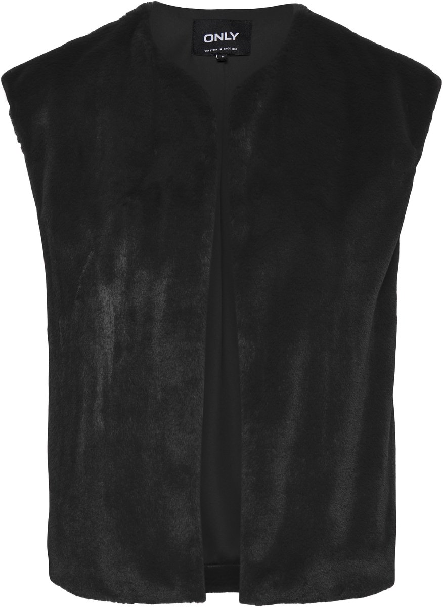Only Gilet Onldana Mila Faux Fur Gilet Cc Otw 15373833 Black Dames Maat - L