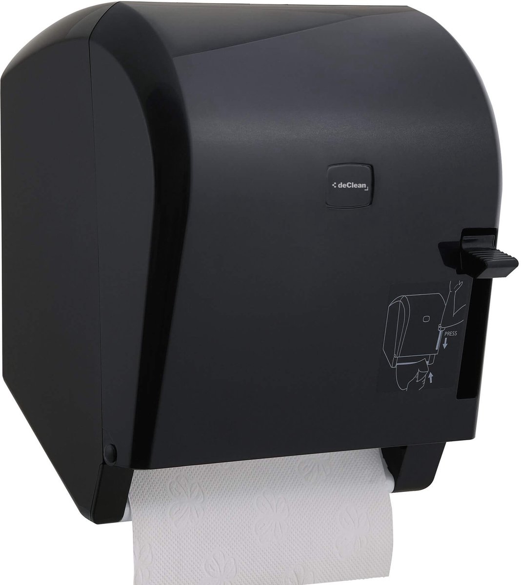 Mechanische Rolhanddoekdispenser Zwart ABS - Hygiënisch & Praktisch