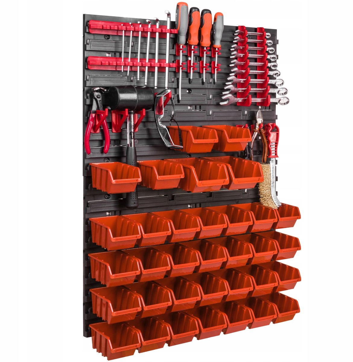 Gereedschapswand 58x78cm met 34 Bakjes - Werkplaats & Garage Organizer