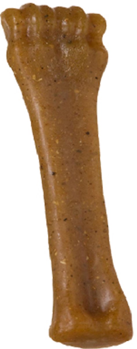 Nylabone Puppy Bone Flexible Bruin - Hondenspeelgoed - Medium Tot 16kg thumbnail 4