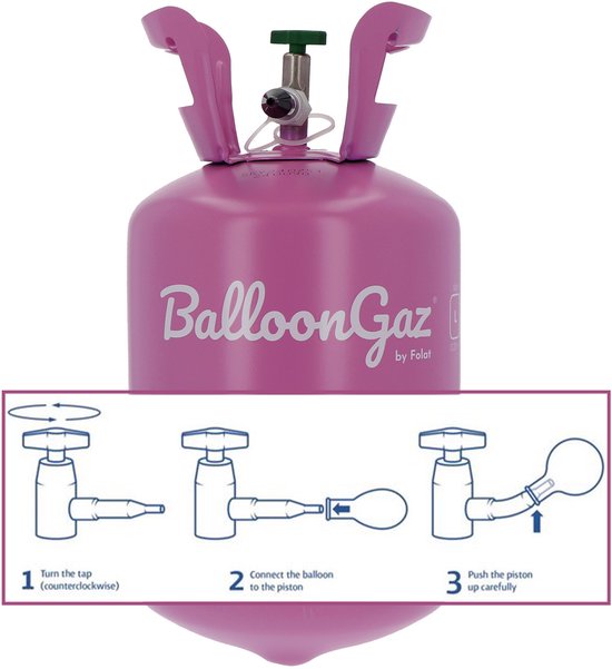 Helium Gas Ballongas für 90 Luftballons (ohne Luftballons) (Neu und Helium Gas Ballongas für 90 Luftballons (ohne Luftballons) (Neu und