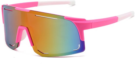 Heren sportzonnebril dames outdoor activiteiten gepolariseerde zonnebril mountainbike racefiets fietsen ski zonnebril UV400 kleur