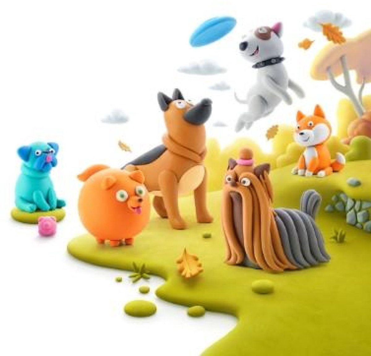 Hey Clay Boetseerklei Dog Story - 6 figuren — afbeelding 16