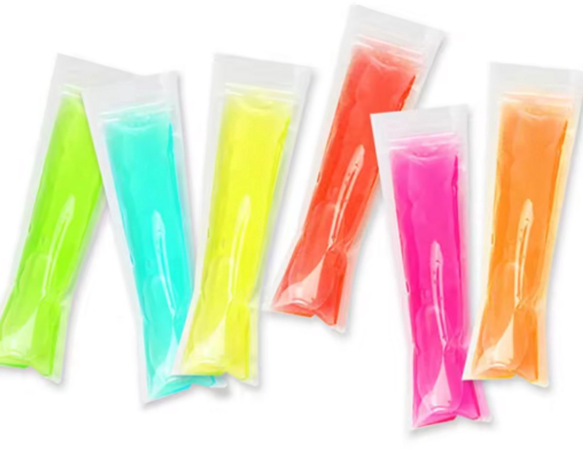 Scoby - IJsjeszakken - Zelf IJs Maken - Ice Pop Bags - Geschikt voor Fruitijsjes en Kindertraktaties - Set van 40 Stuks - Transparant