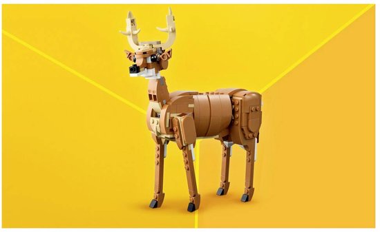 LEGO Creator 3-en-1 Magnifique cheval, ensemble de construction animalière - 31166