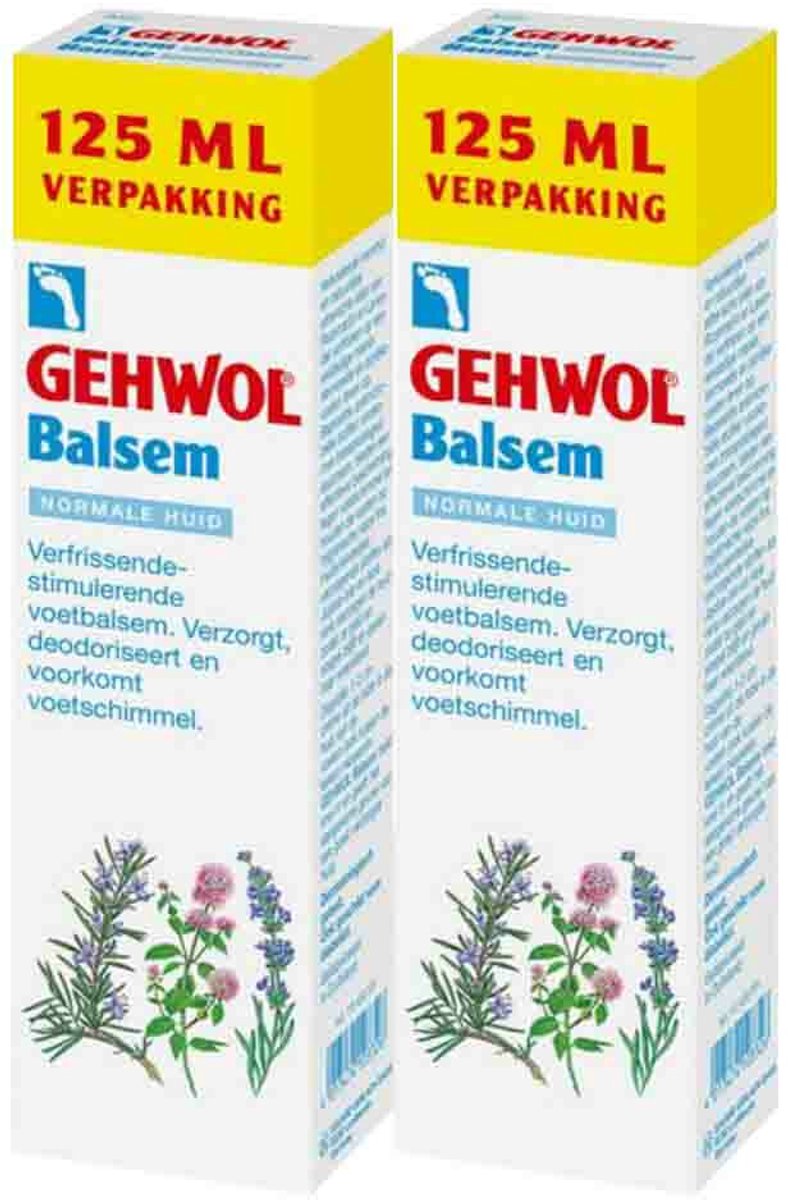 Gehwol Balsem Normale Huid - 2 x 125 ml - Voordeelverpakking
