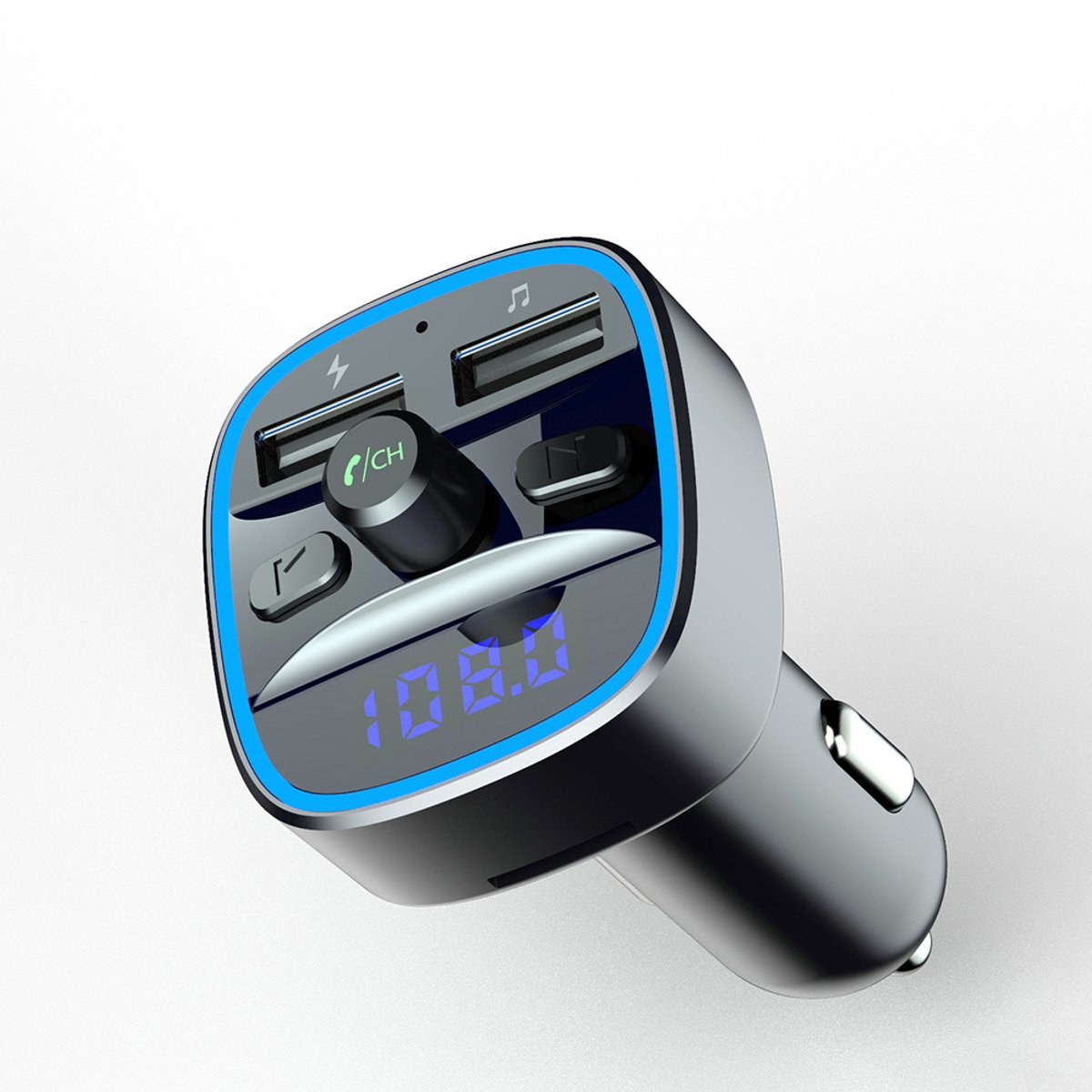 Oplader spanningsdetectie FM-zender handsfree telefoon auto Bluetooth