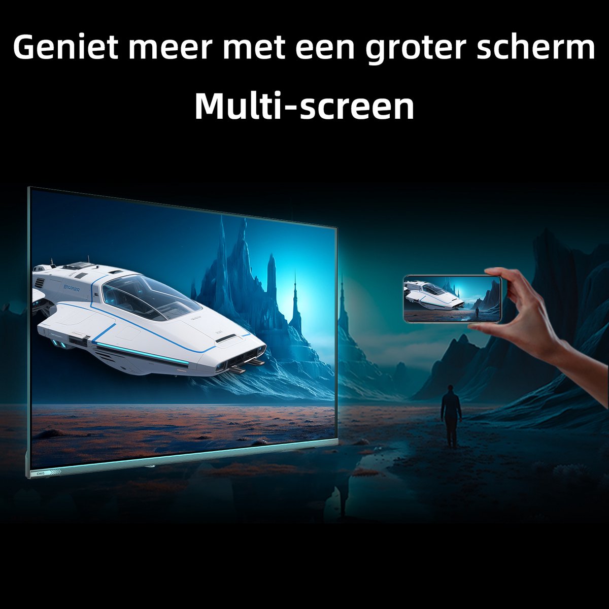 CHiQ U55QST Smart TV 55 Inch QLED Pro met Dolby Audio - afbeelding 3