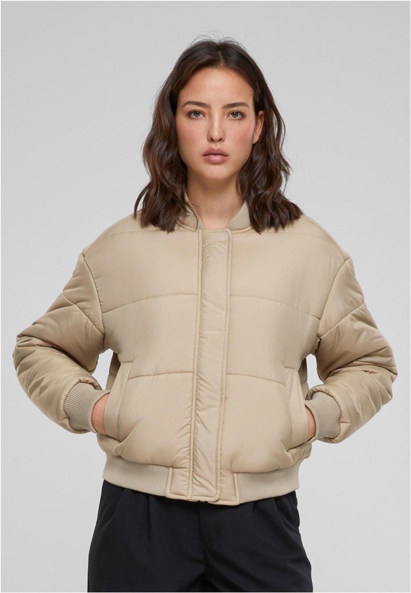 Urban Classics Puffer Blouson Gewatteerd jack L Beige