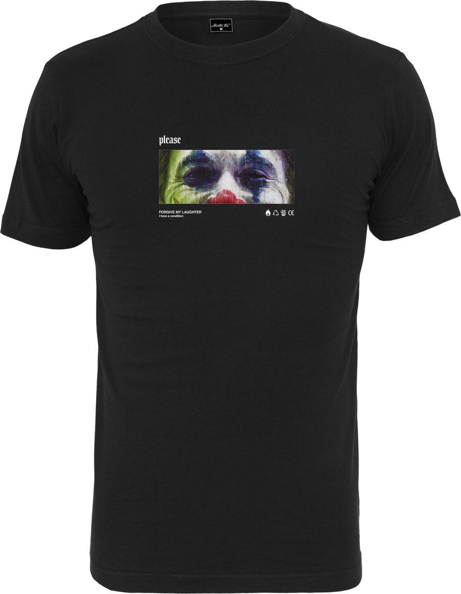 Mister Tee Please Heren T-shirt XS Zwart