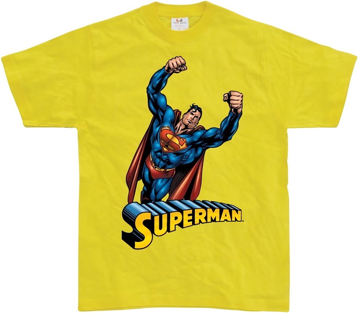 Superman Flying T-Shirt Yellow-L