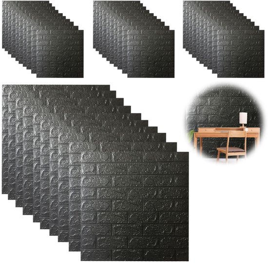 3D effect bakstenen behang grijs wit steen tegel rustieke vinyl plakken muur Erismann | NL