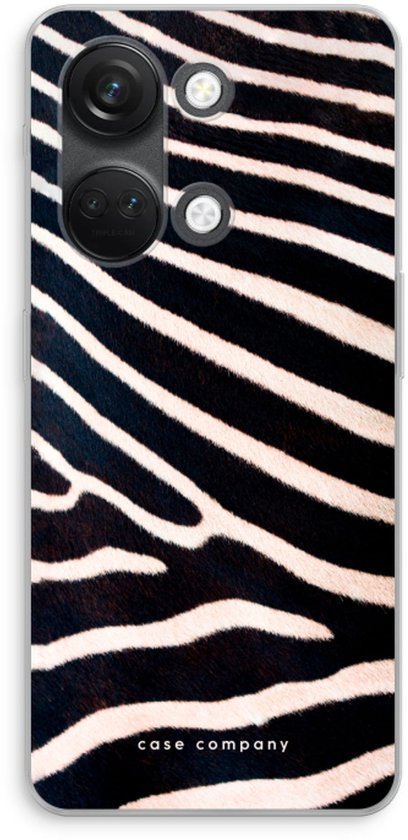 Case Company® - Coque OnePlus Nord 3 - Zebra - Coque de téléphone souple - Protection sur tous les côtés et bord de l'écran