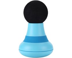 Mini spiermassager Spierontspanning USB oplaadbaar 6 snelheden draagbare vibratiemassager voor nek, schouders en rug