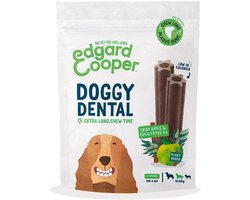 4x Edgard & Cooper Doggy Dental Sticks Medium Appel - Eucalyptusolie
