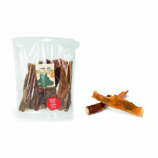 Beeztees Runderkophuid - Hondensnack - Voordeel - 20 cm - 10ST