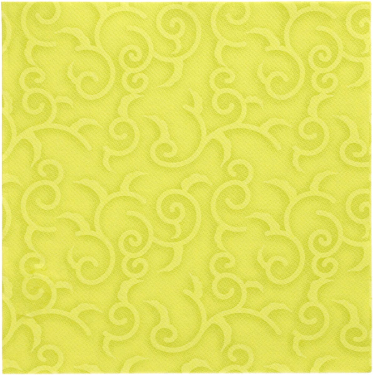 50 Servetten ROYAL Collection 1/4 vouw 40 cm x 40 cm lime Casali