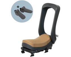 Urban Iki Achterzitje Junior Bincho Black / Kurumi Brown (met montage kader)