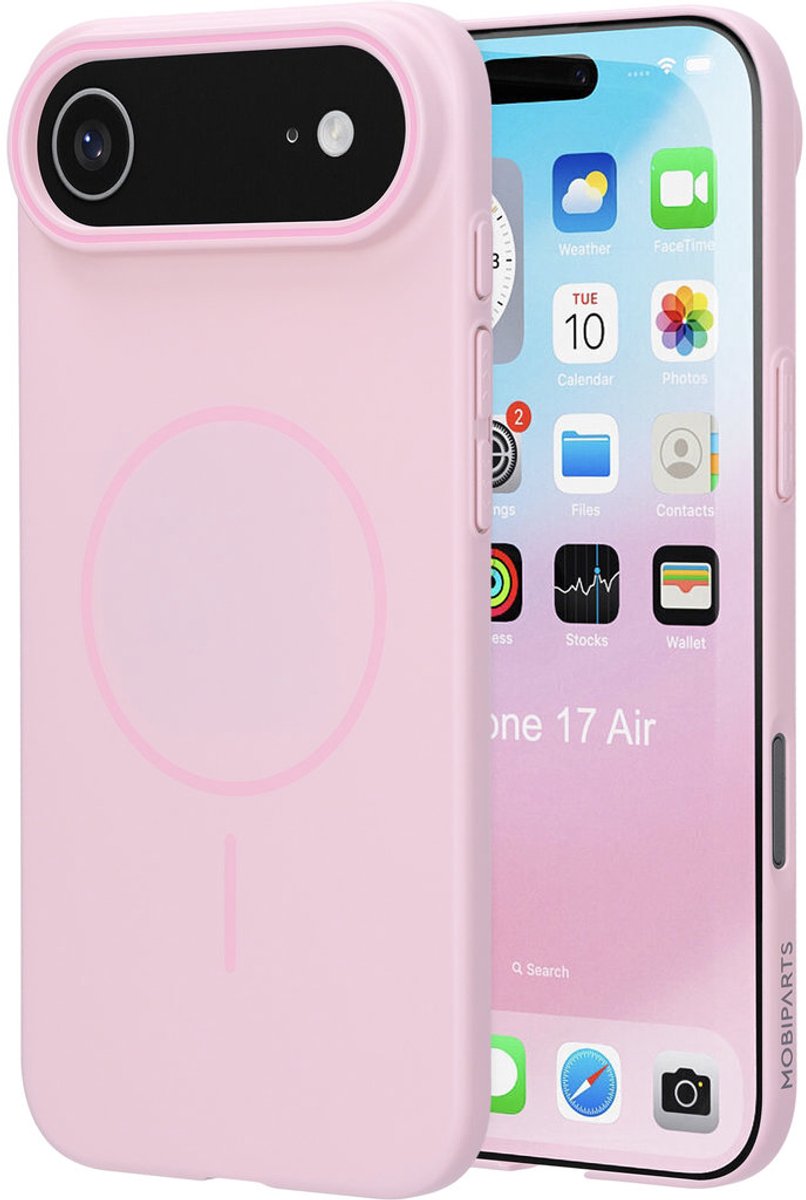 Mobiparts Slim Line Case geschikt voor Apple iPhone Air - MagSafe Blush - Roze