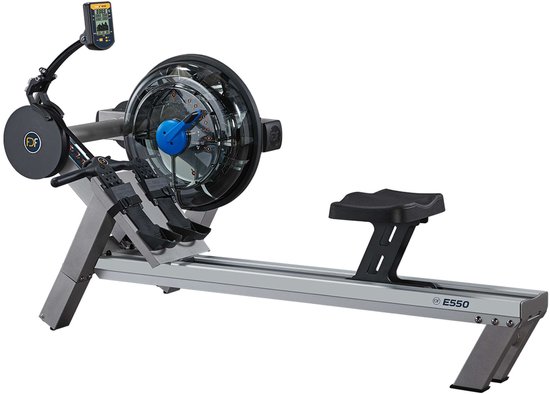 Fluid Rower Evolution E550 Roeitrainer Waterweerstand Zilver - Fluid - €3.649,00