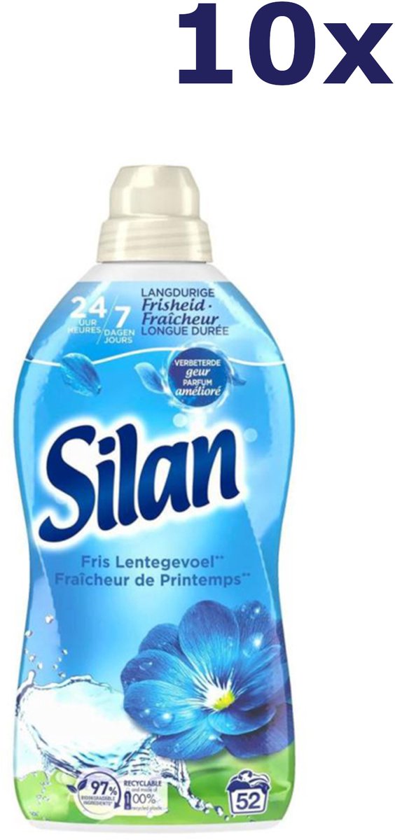 10x Silan Wasverzachter - 52sc1.144L - fris lentegevoel