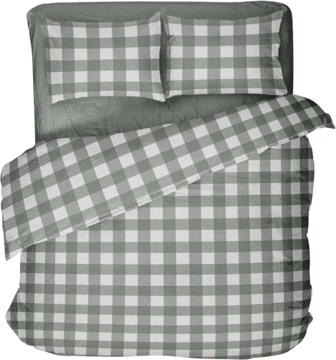 Ten Cate Tweepersoons Dekbedovrertrek 200x200 - 100% Katoen - Mila Sea Spray - 200x200/220 cm