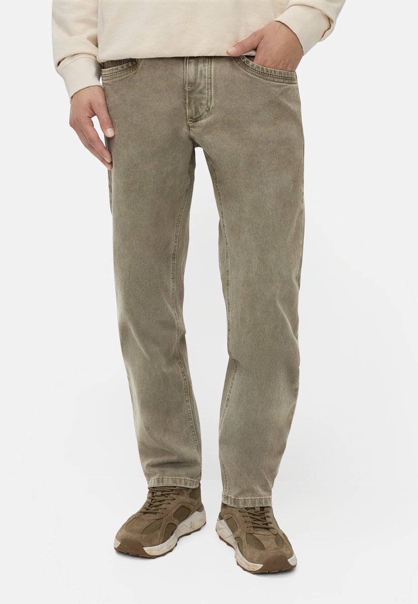 camel active 5-Pkt Relaxed Fit gemaakt van een mix van katoen en elastaan - Maat menswear-35/34 - Khaki