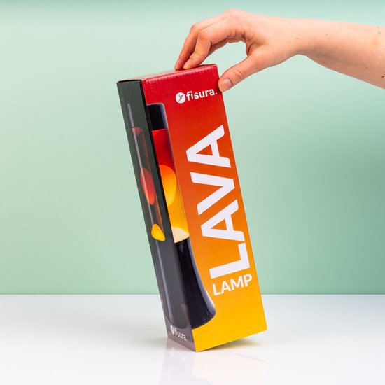 Fisura - Lavalamp - Rood/Geel - Gradient van Fisura — afbeelding 4