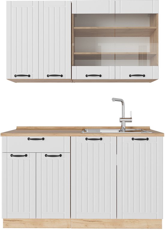 Vicco Badkamerkast Fame-Line, Wit Hoogglans/Wit, 50 x 72 cm